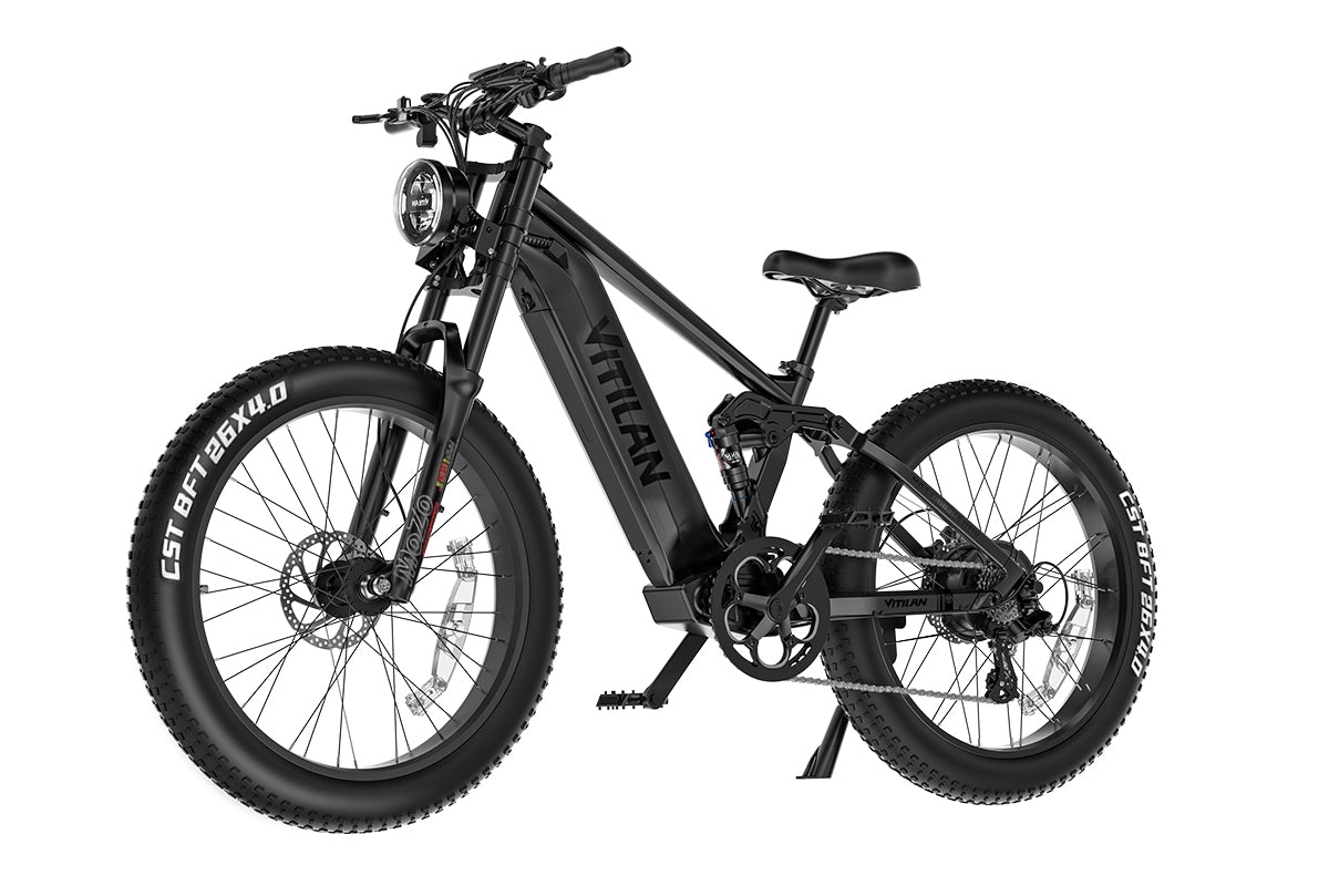 T7 / T7PRO vollgefedertes Mountainbike E-Bike