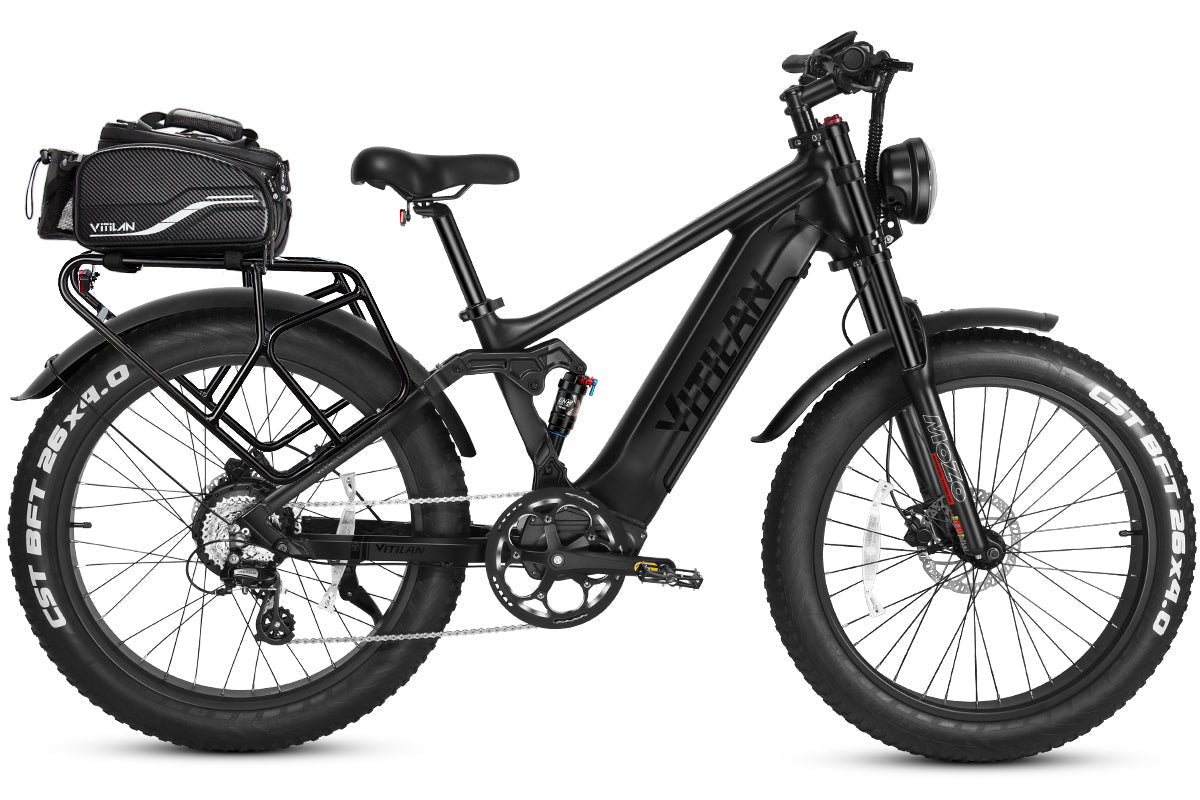 T7 / T7PRO vollgefedertes Mountainbike E-Bike