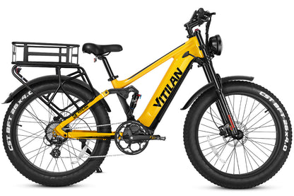 T7 / T7PRO vollgefedertes Mountainbike E-Bike