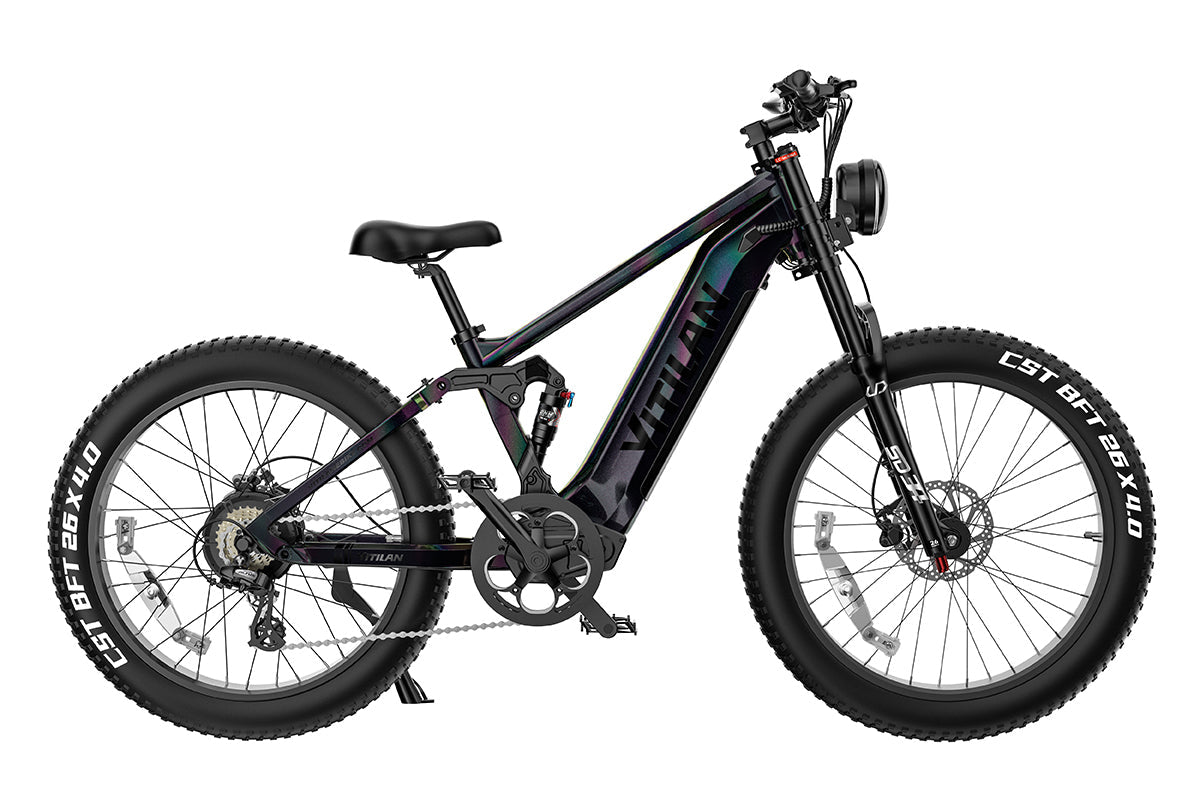 T7 / T7PRO vollgefedertes Mountainbike E-Bike