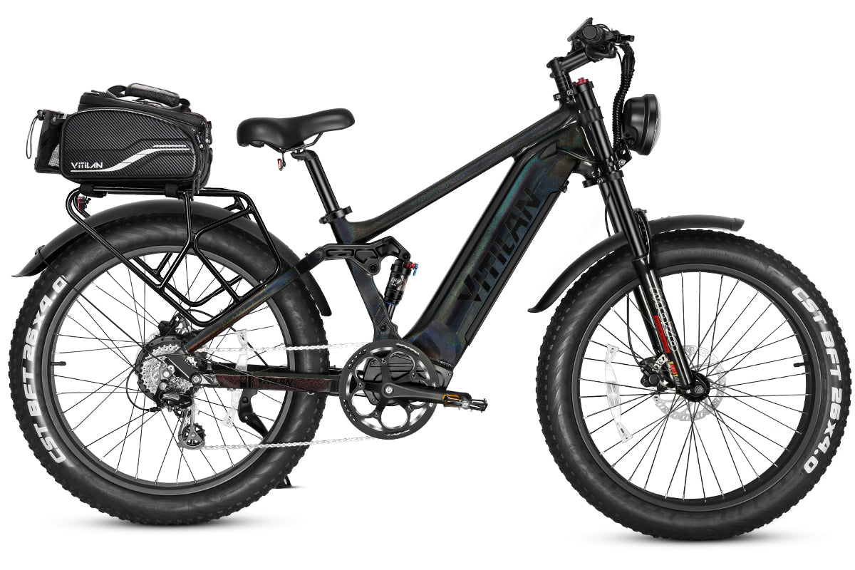 T7 / T7PRO vollgefedertes Mountainbike E-Bike