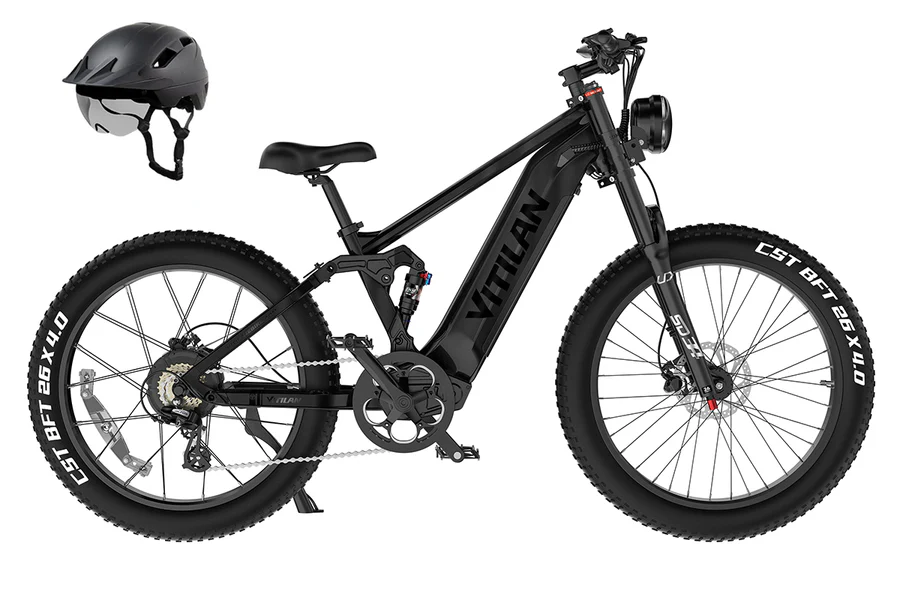 T7 / T7PRO vollgefedertes Mountainbike E-Bike