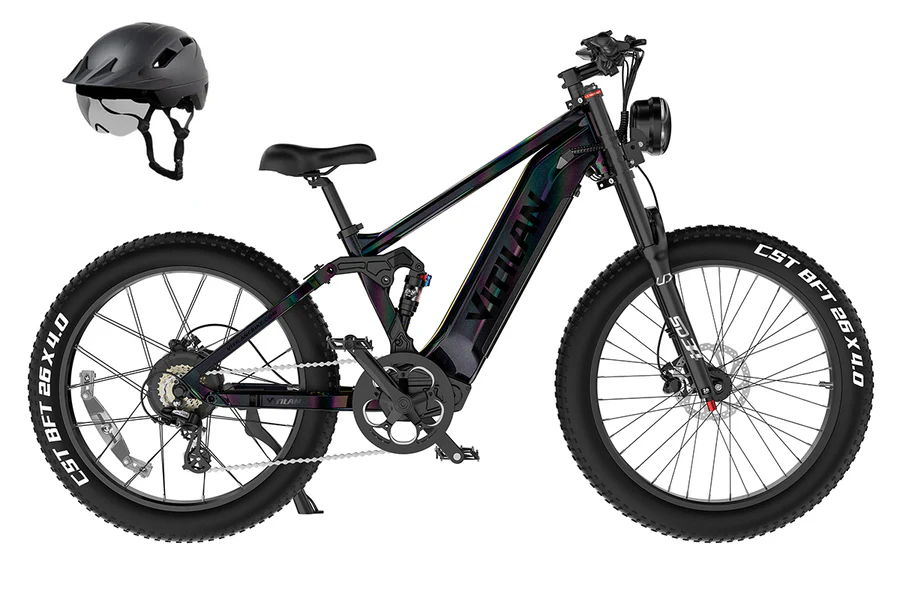 T7 / T7PRO vollgefedertes Mountainbike E-Bike