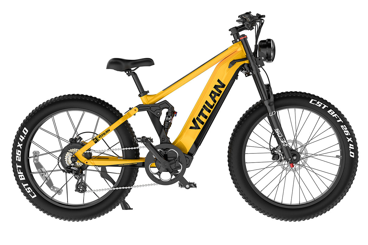 T7 / T7PRO vollgefedertes Mountainbike E-Bike