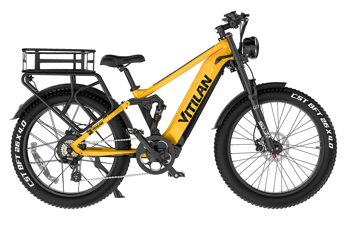 T7 / T7PRO vollgefedertes Mountainbike E-Bike