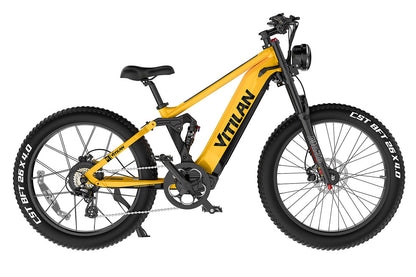 T7 / T7PRO vollgefedertes Mountainbike E-Bike