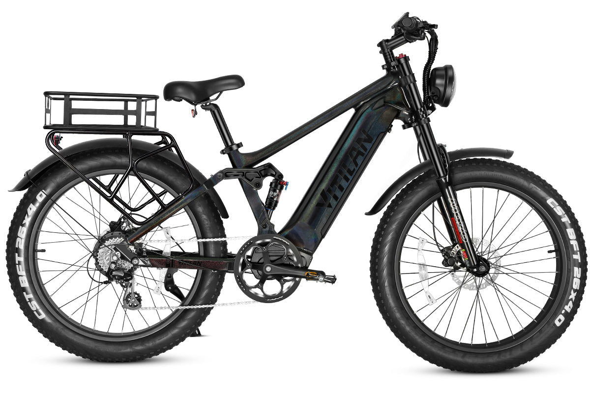T7 / T7PRO vollgefedertes Mountainbike E-Bike