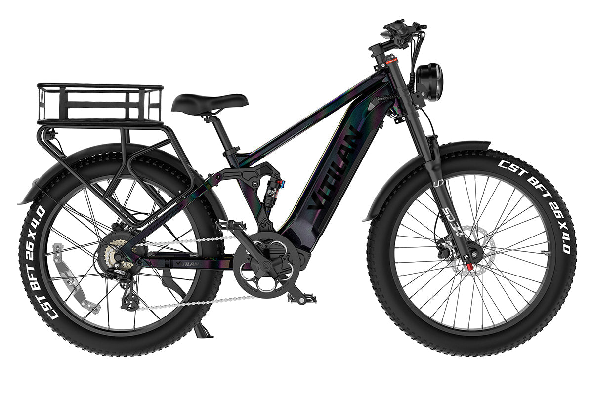 T7 / T7PRO vollgefedertes Mountainbike E-Bike